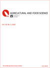 AGRICULTURAL AND FOOD SCIENCE杂志封面